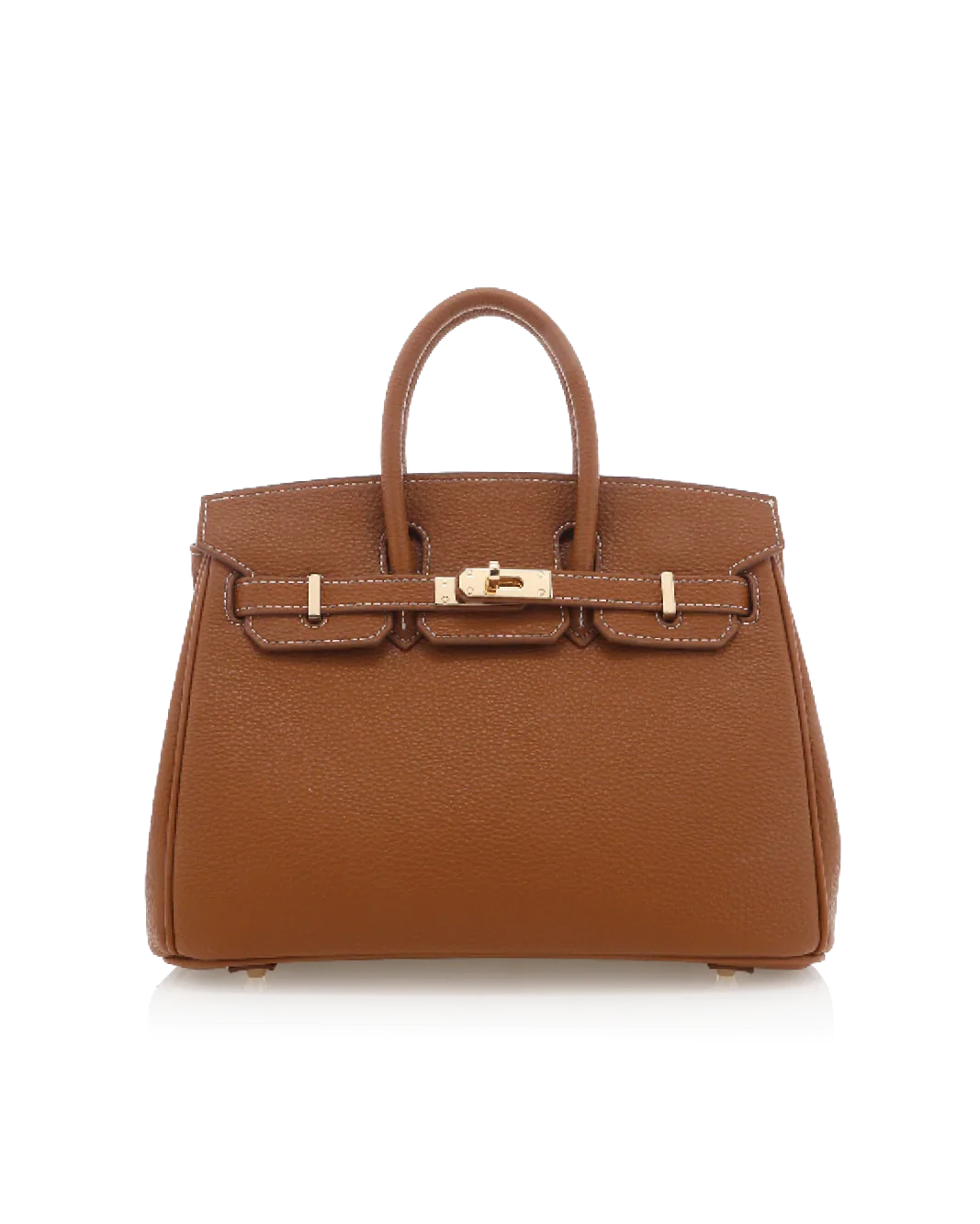 HAMPTON HANDLE BAG - TAN PEBBLE