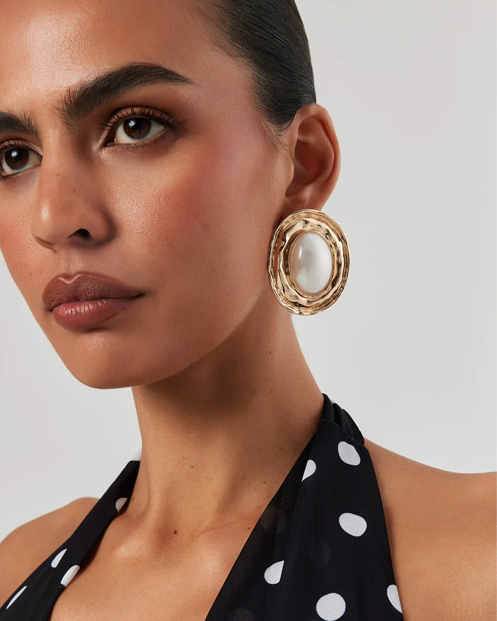 EVIE EARRINGS - GOLD-PEARL