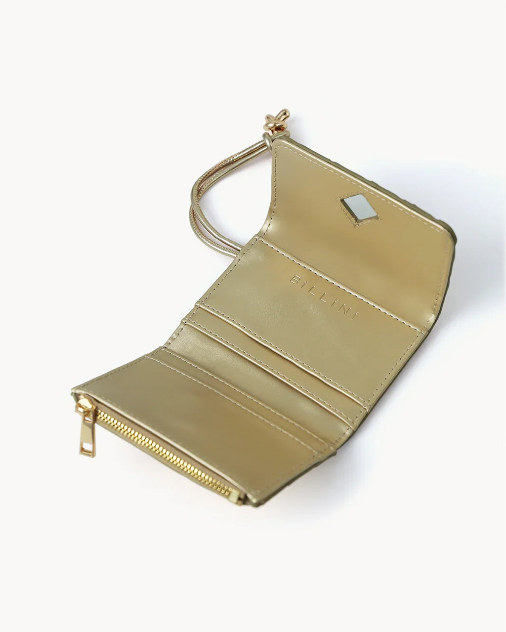 ALICE WALLET - GOLD METALLIC