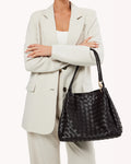 LENI SHOULDER BAG - DARK CACAO