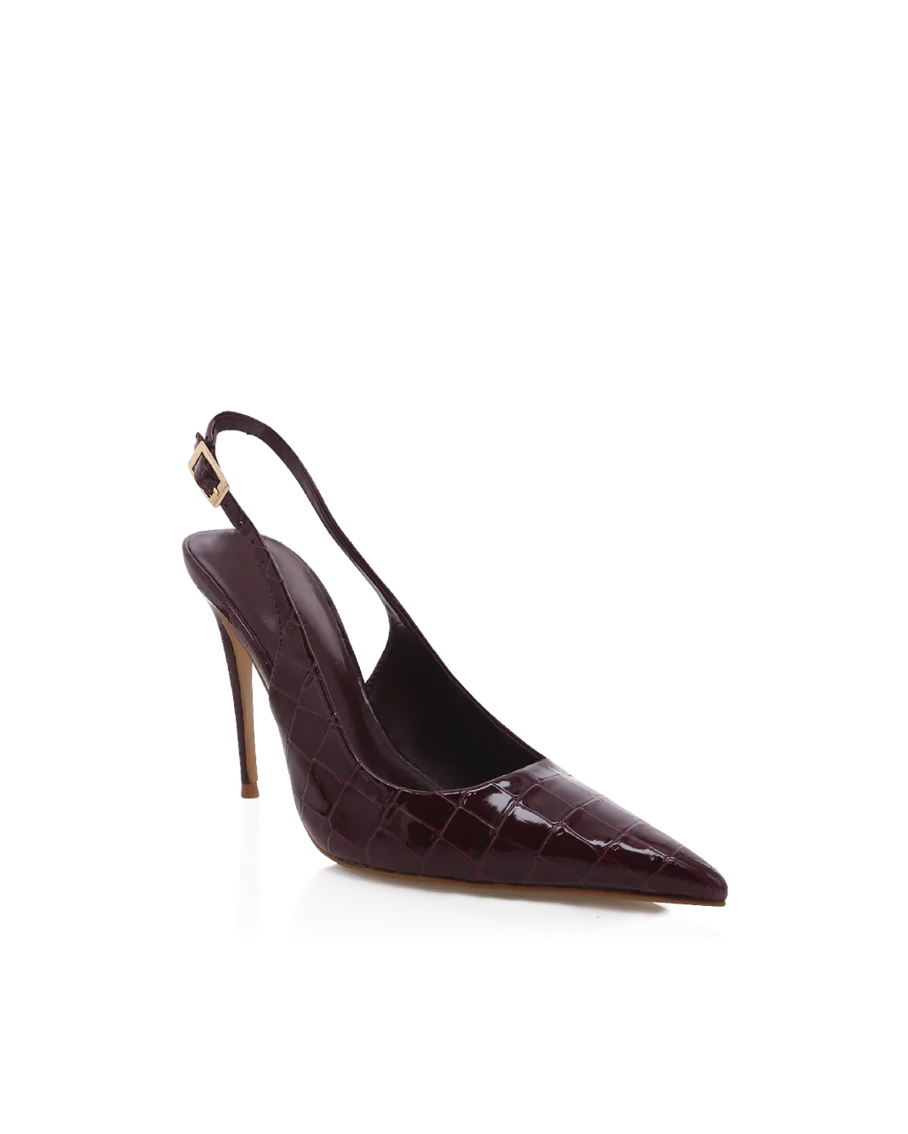 GIOVINA - DARK CHERRY PATENT CROC