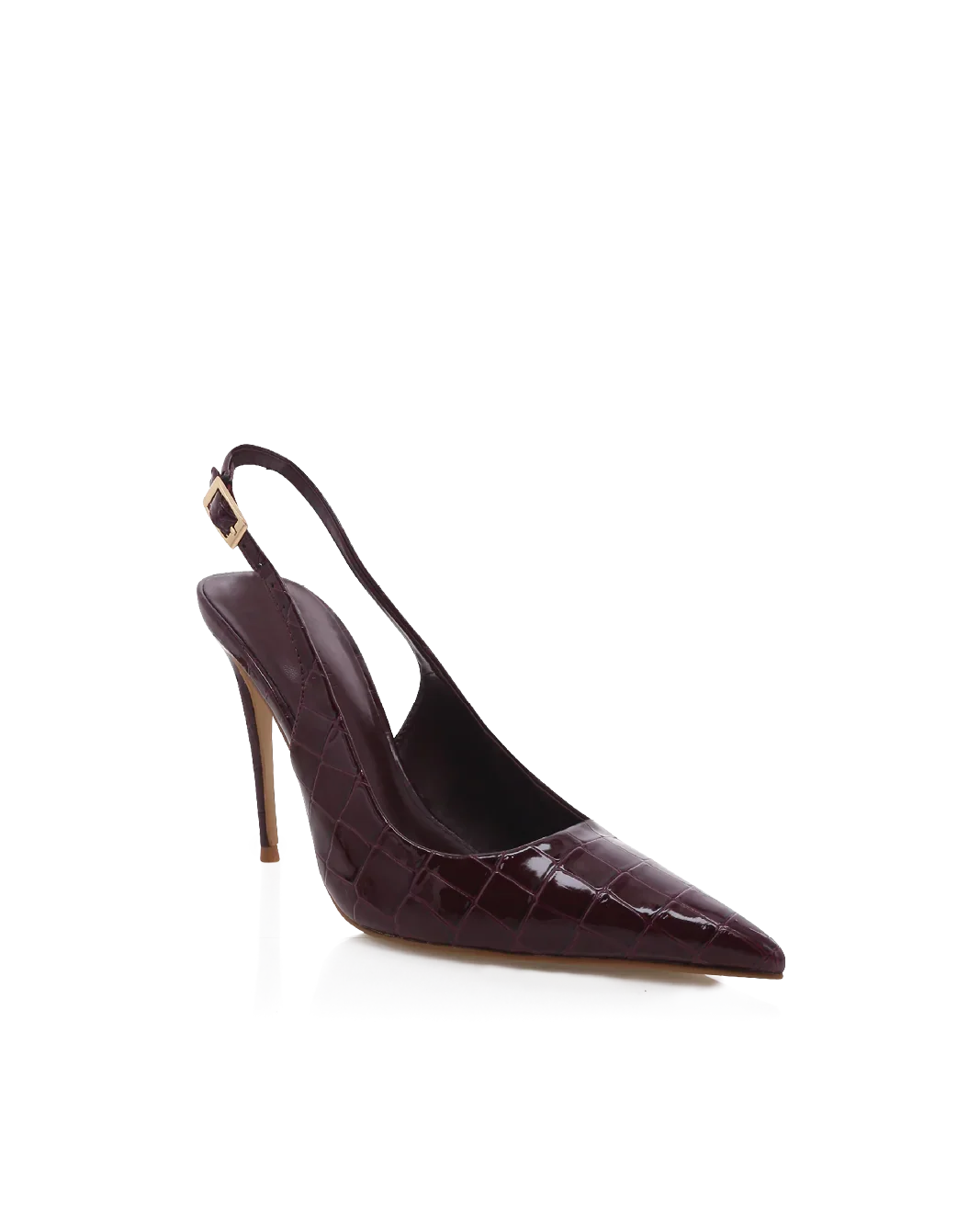 GIOVINA - DARK CHERRY PATENT CROC