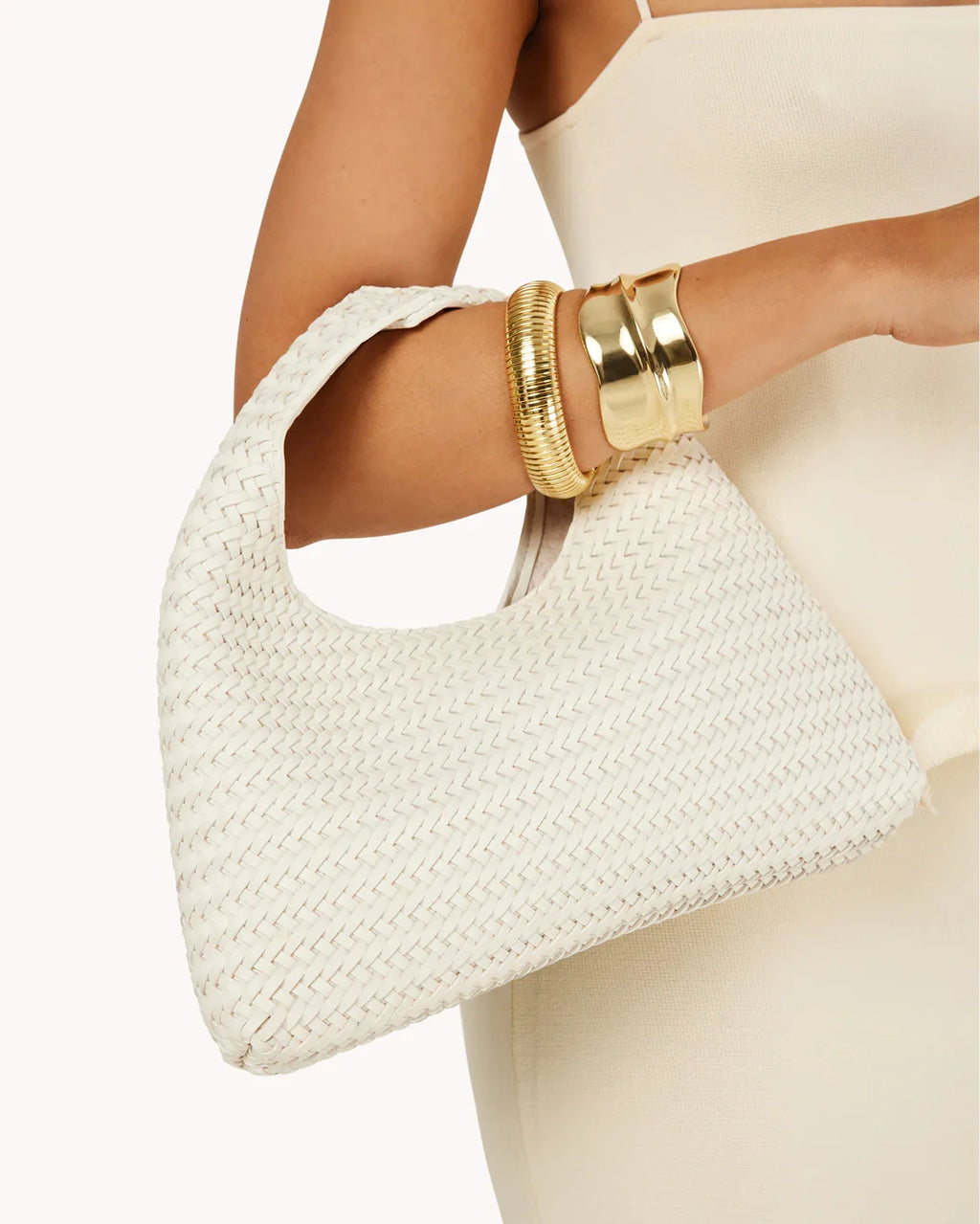 ELIANA HANDLE BAG - WHITE