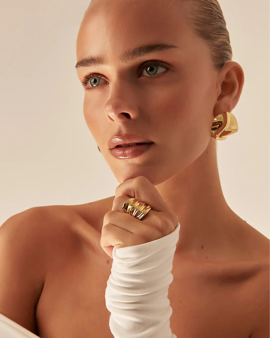 FLO RING - GOLD PLATED 18K