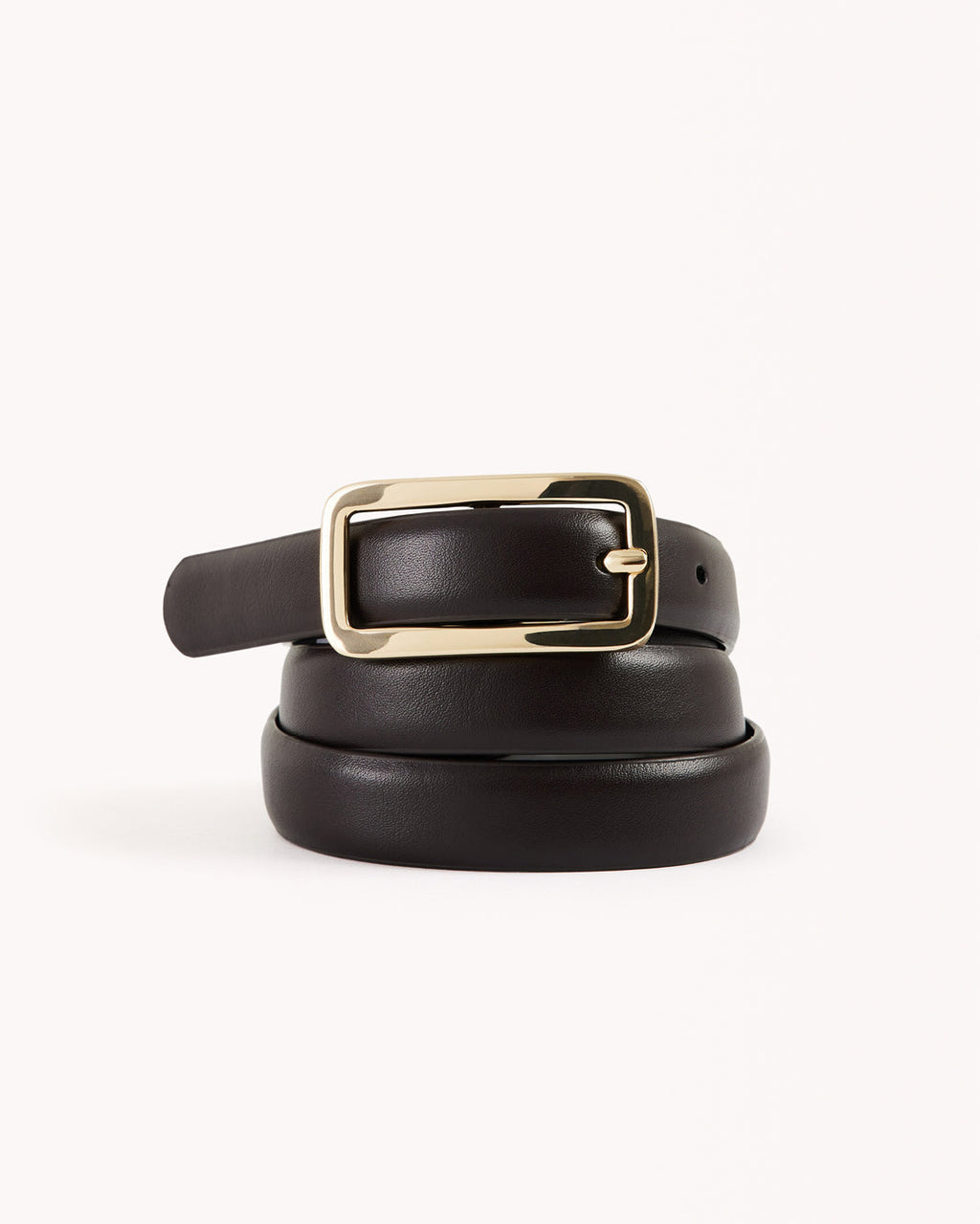 ADA BELT - DARK CACAO-GOLD