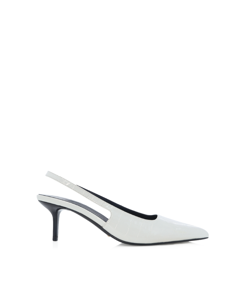NAVEAH - WHITE PATENT CROC