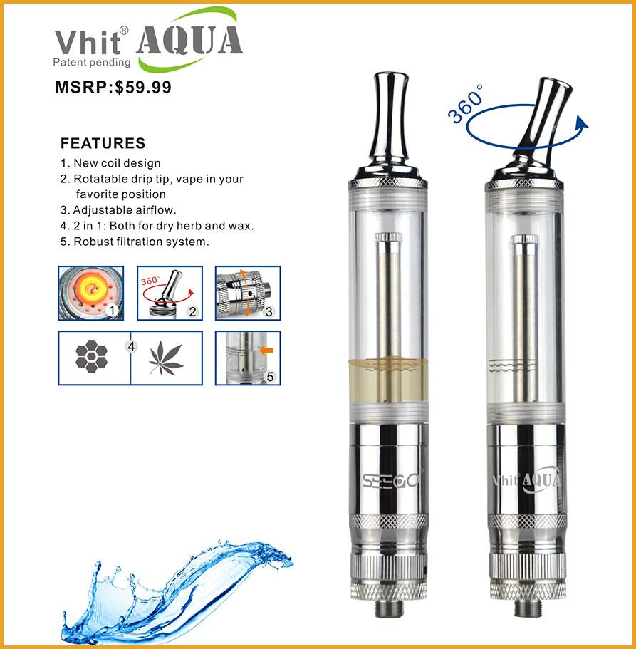 Seego Vhit Aqua Bubbler Atomizer for Herb and Wax